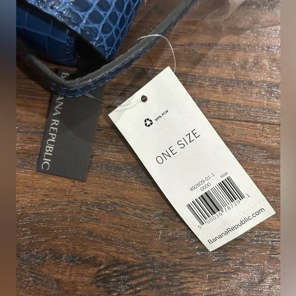 Banana Republic Blue & Gold Purse - Picture 12 of 15